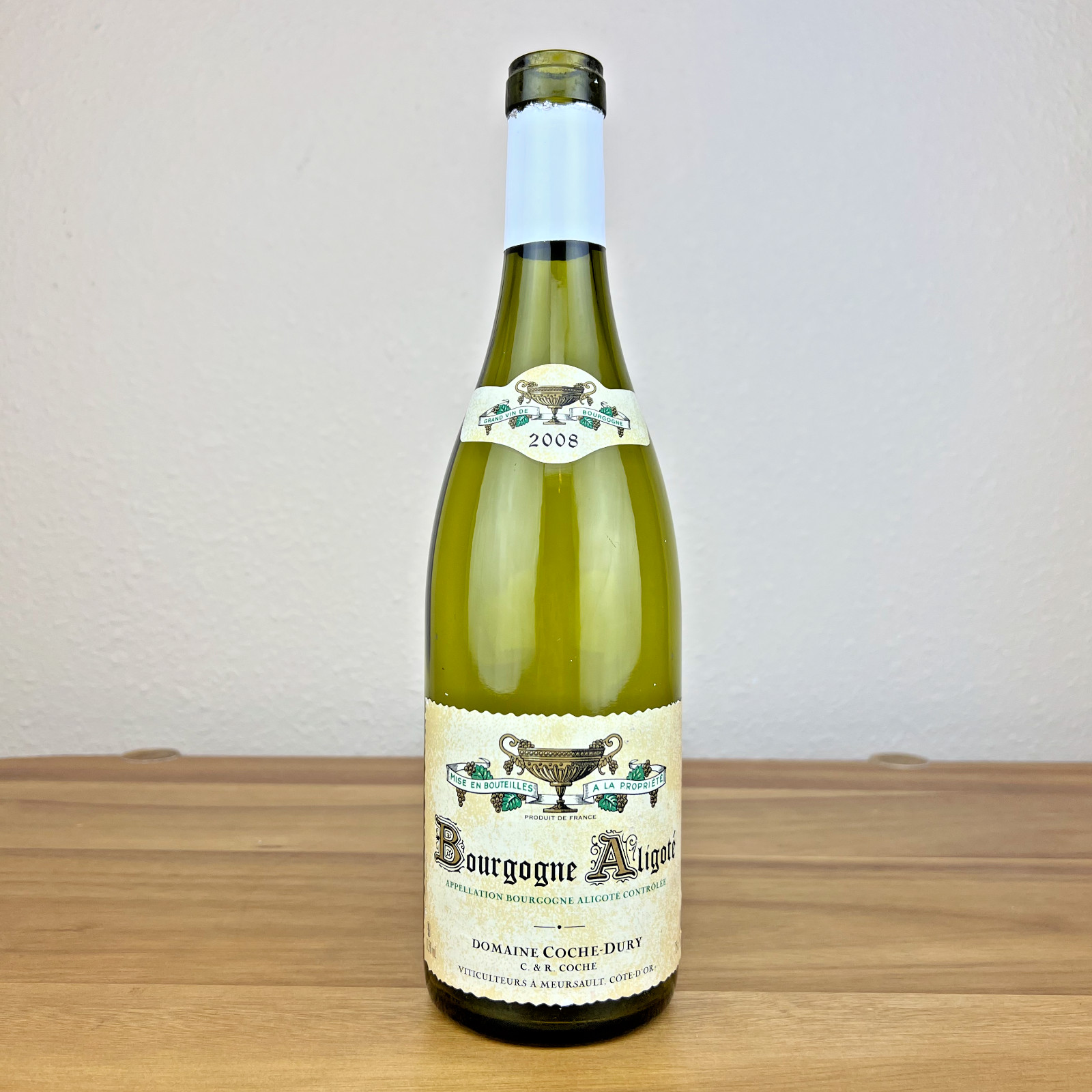 Domaine Coche-Dury 2008 Bourgogne Aligote Empty Bottle White Burgundy Wine