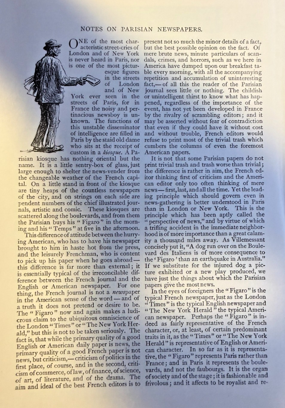 1887 France Paris Newspapers The Temps Figaro Albert Wolff Rochefort Sarcey