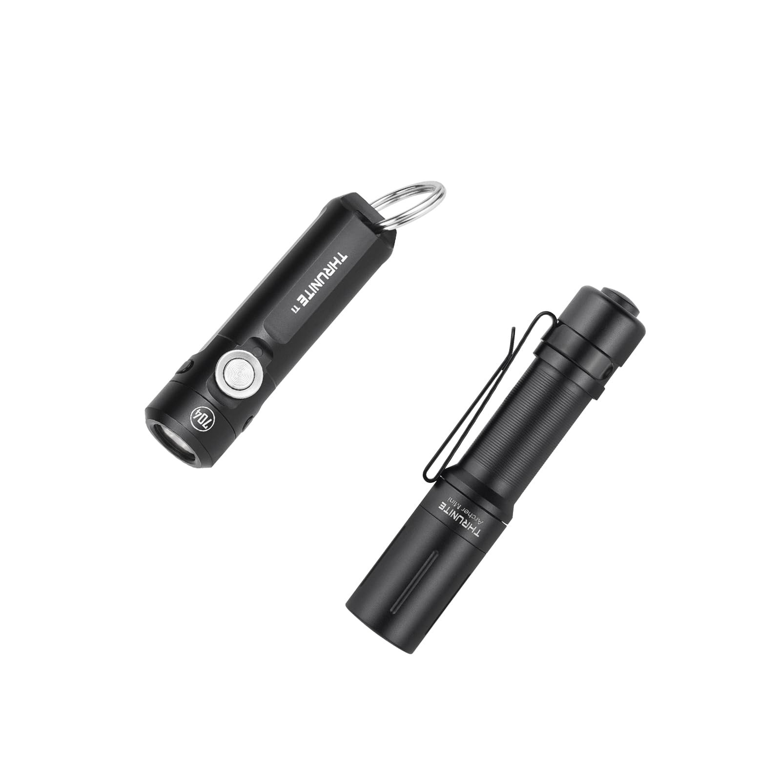 ThruNite Ti EDC Rechargeable Keychain Flashlight Bundle Archer Ultra Small
