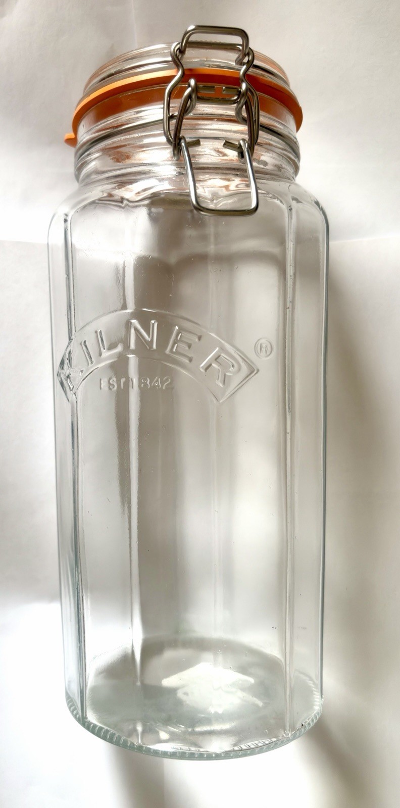Kilner Square Clip Top Jar Cigar Estate pipe Tobacco Humidor 10”x4”  Mint