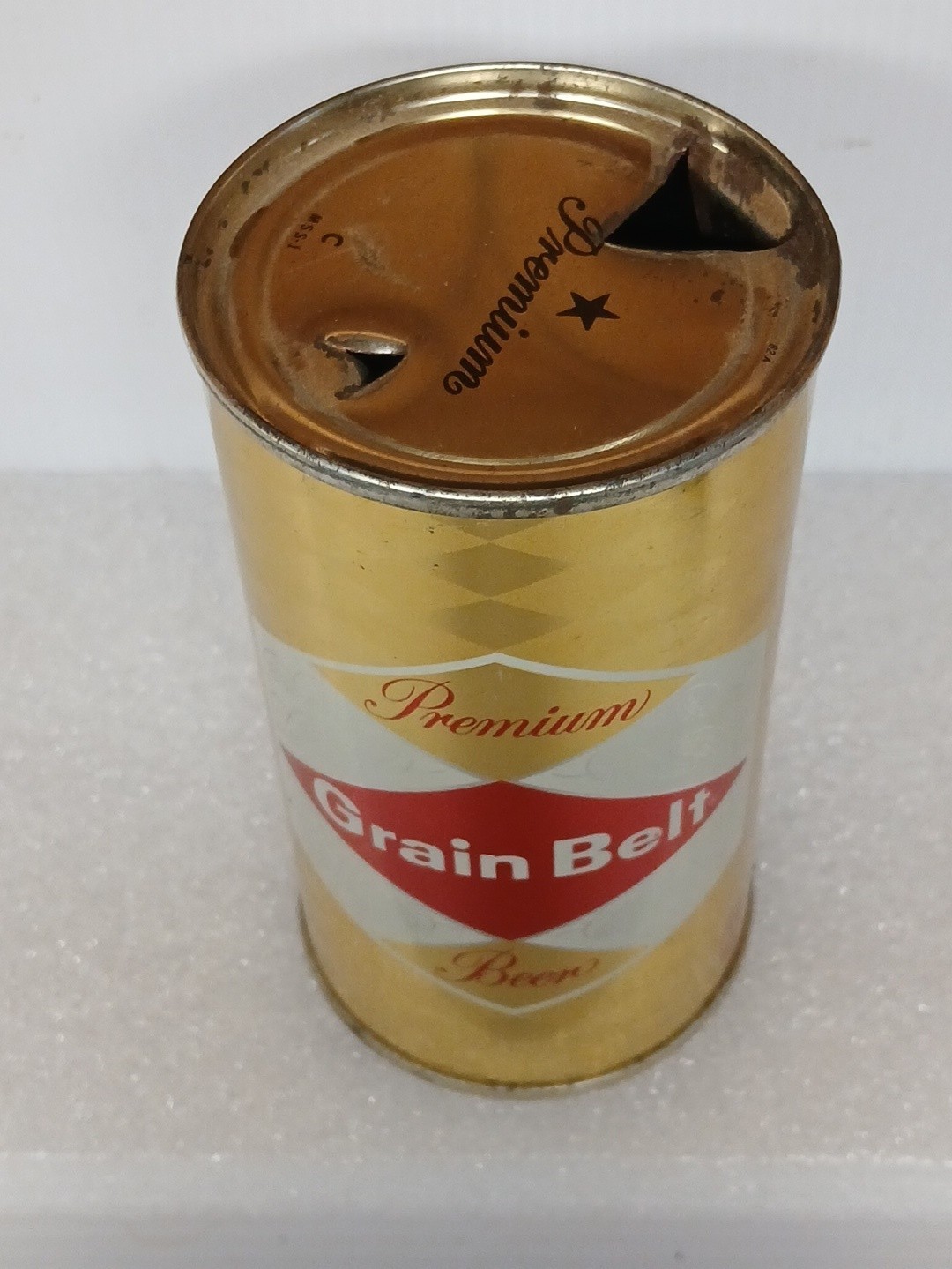 Grain Belt Premium Beer - Flat Top Beer Can