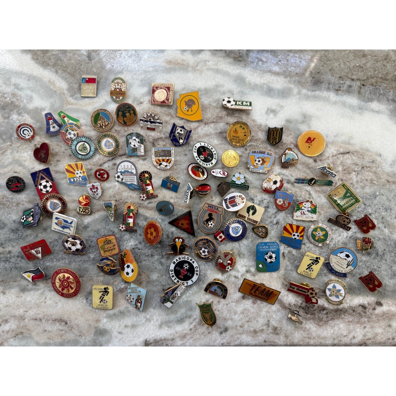 Vintage 70's-90's Soccer Lapel Pin
