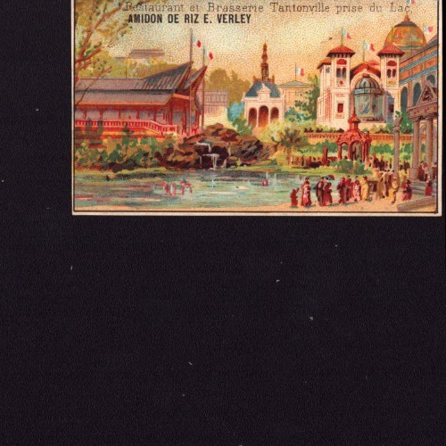 MARQUETTE-LILLE (59) VERLEY STARCH / Expo PARIS 1900 / BRASSERIE TANTONVILLE