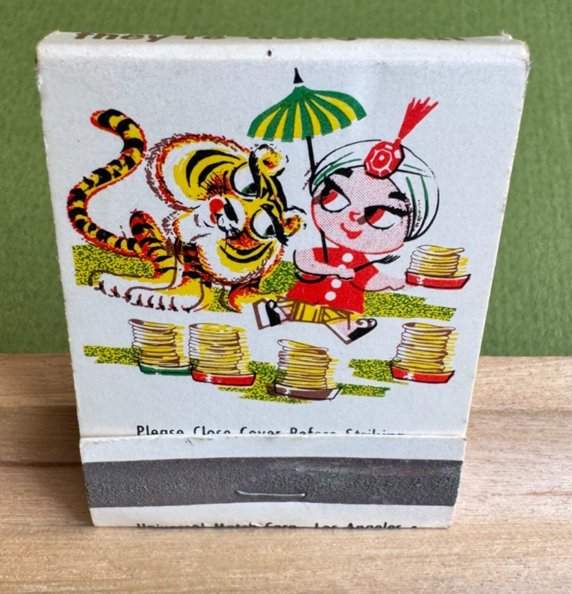 Sambo's Restaurant Matchbook, Circa 60's/70's, Vintage, Front-Strike, Xtra Nice