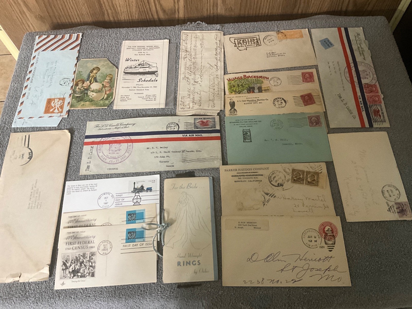 Large Vintage Paper Ephemera Lot – Approximately 80  Pieces