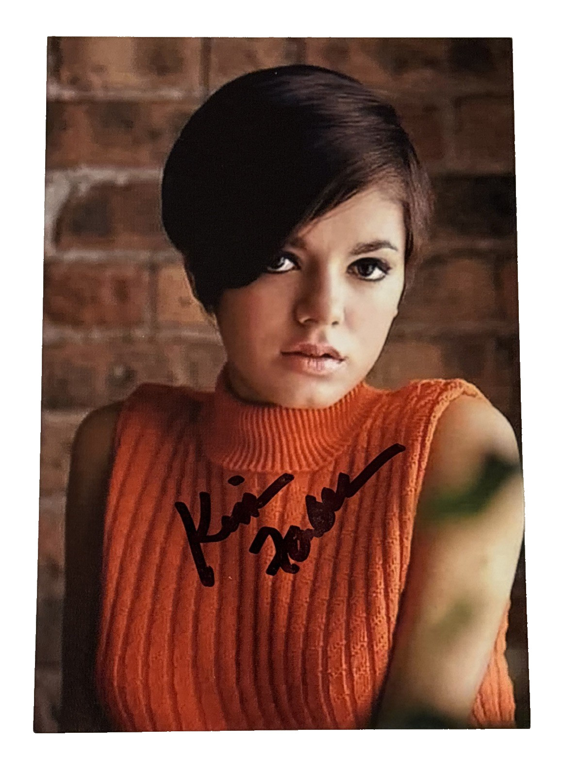 KIM FARBER Hand Signed Autographed 4X6 PHOTO - MODEL & PLAYBOY MISS FEBUARY 1967