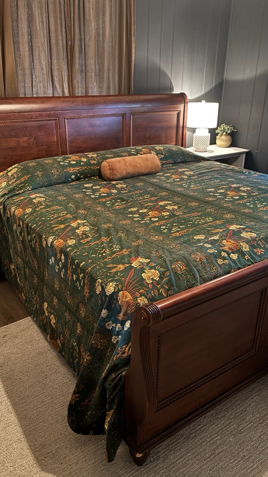 Vtg 5th Avenue Designs Trafalgar King Coverlet Chinoiserie Dragon & Phesant Vtg 5th Avenue Designs Trafalgar King Coverlet Chinoiserie Dragon & Phesant