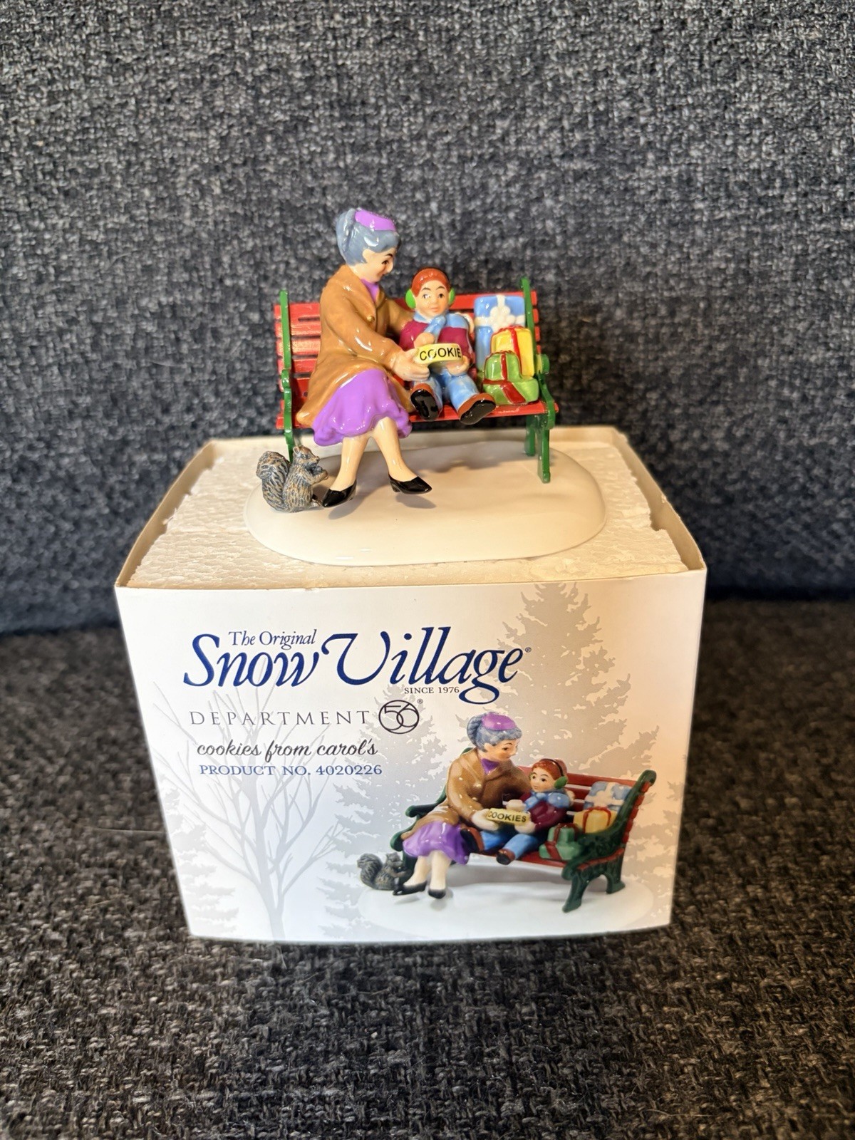 Department 56 Original Snow Village Cookies From Carol’s Retired & RARE New