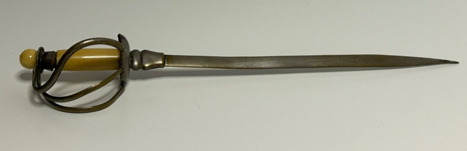 Antique Miniature Pussian Cuirassier Palasche Battle Sword Letter Opener
