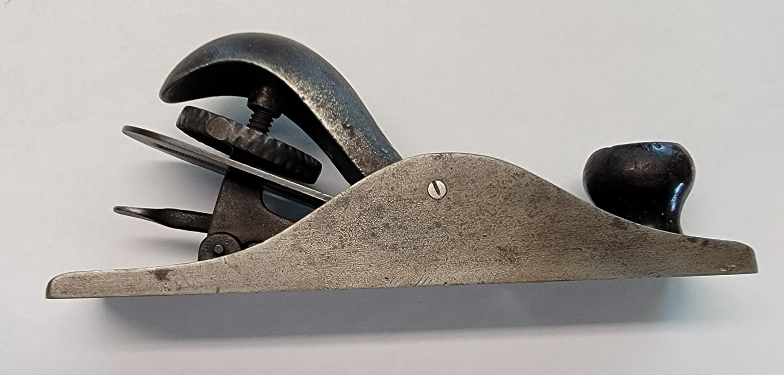 Vintage STANLEY No. 120 Block Plane with Wood Handle