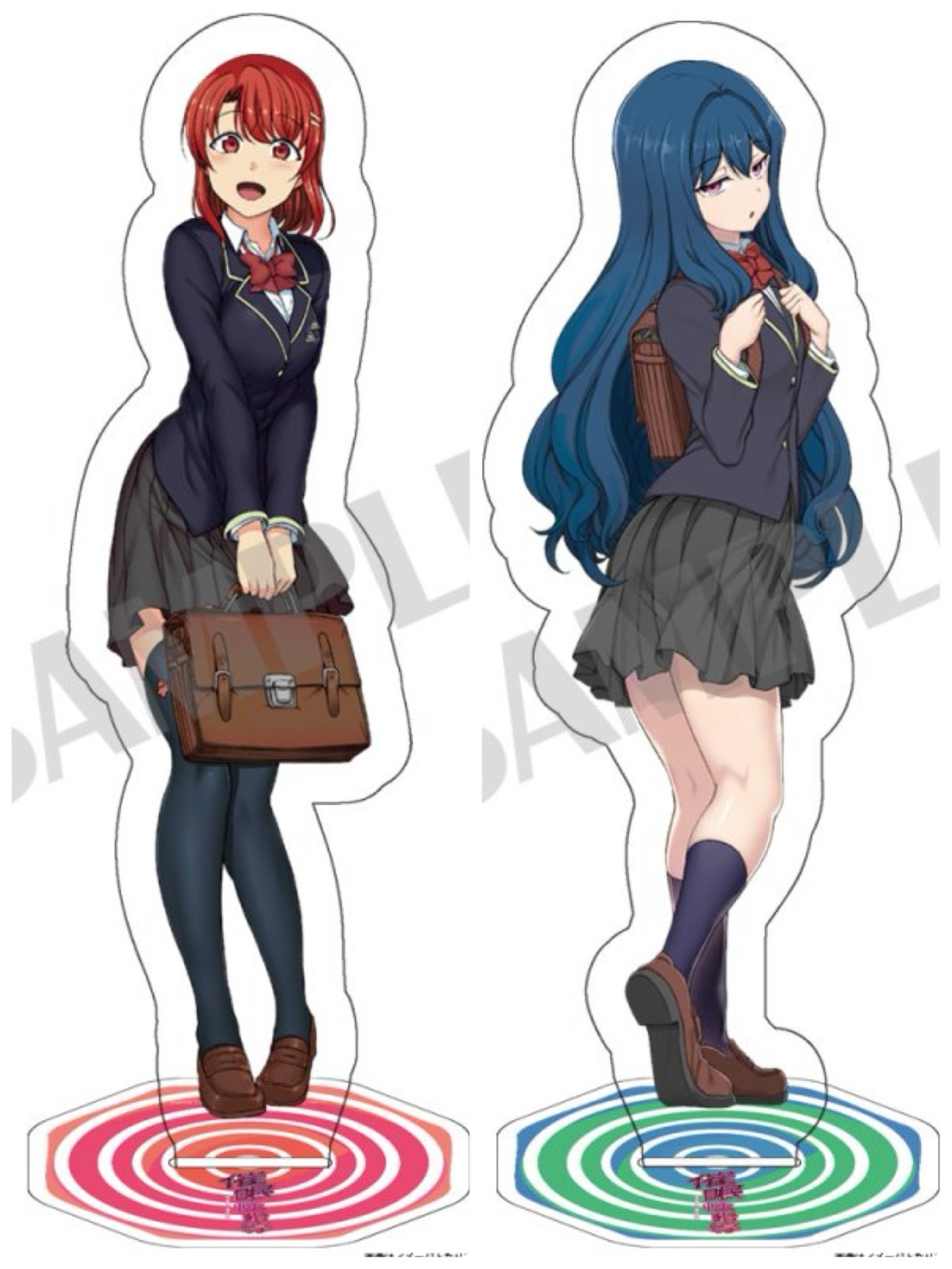 aiue oka Saiminseishidou Nozaki Yu ＆ Obata Yui Acrylic Stand 15cm japan anime