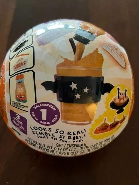 MGA's Make It Mini Miniverse Make It Mini Food Halloween Series 1 Pumpkin Latte