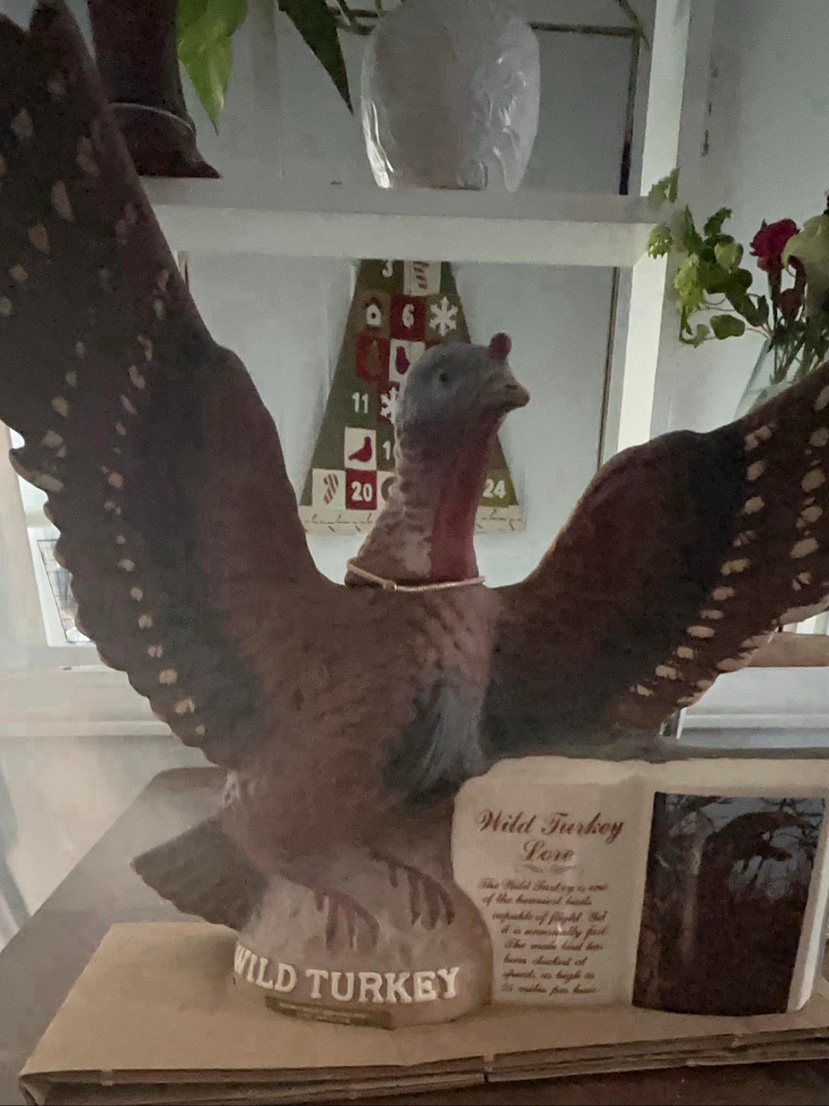 Vintage Austin Nichols Wild Turkey No.8 Limited Edition Ceramic Decanter Empty Vintage Austin Nichols Wild Turkey No.8 Limited Edition Ceramic Decanter Empty