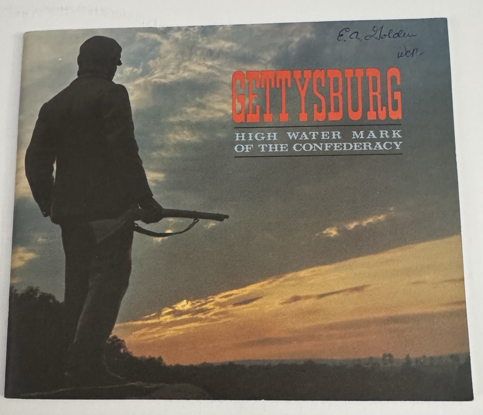 Vtg 1963 Book Gettysburg High Water Mark For The Confederacy 