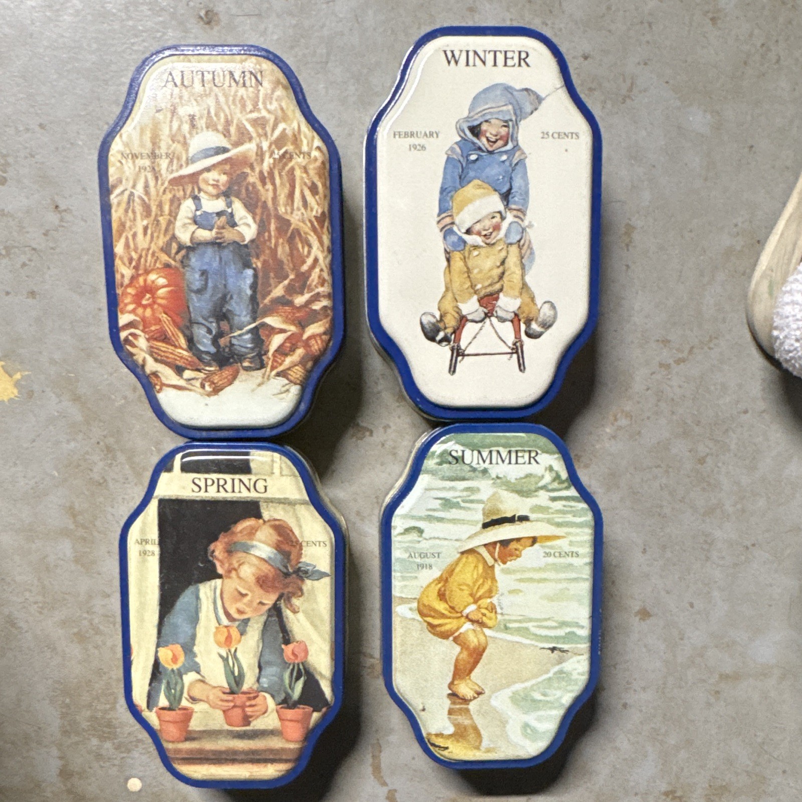 Early 1920’s Vintage Collectors Tins. Whole Collection