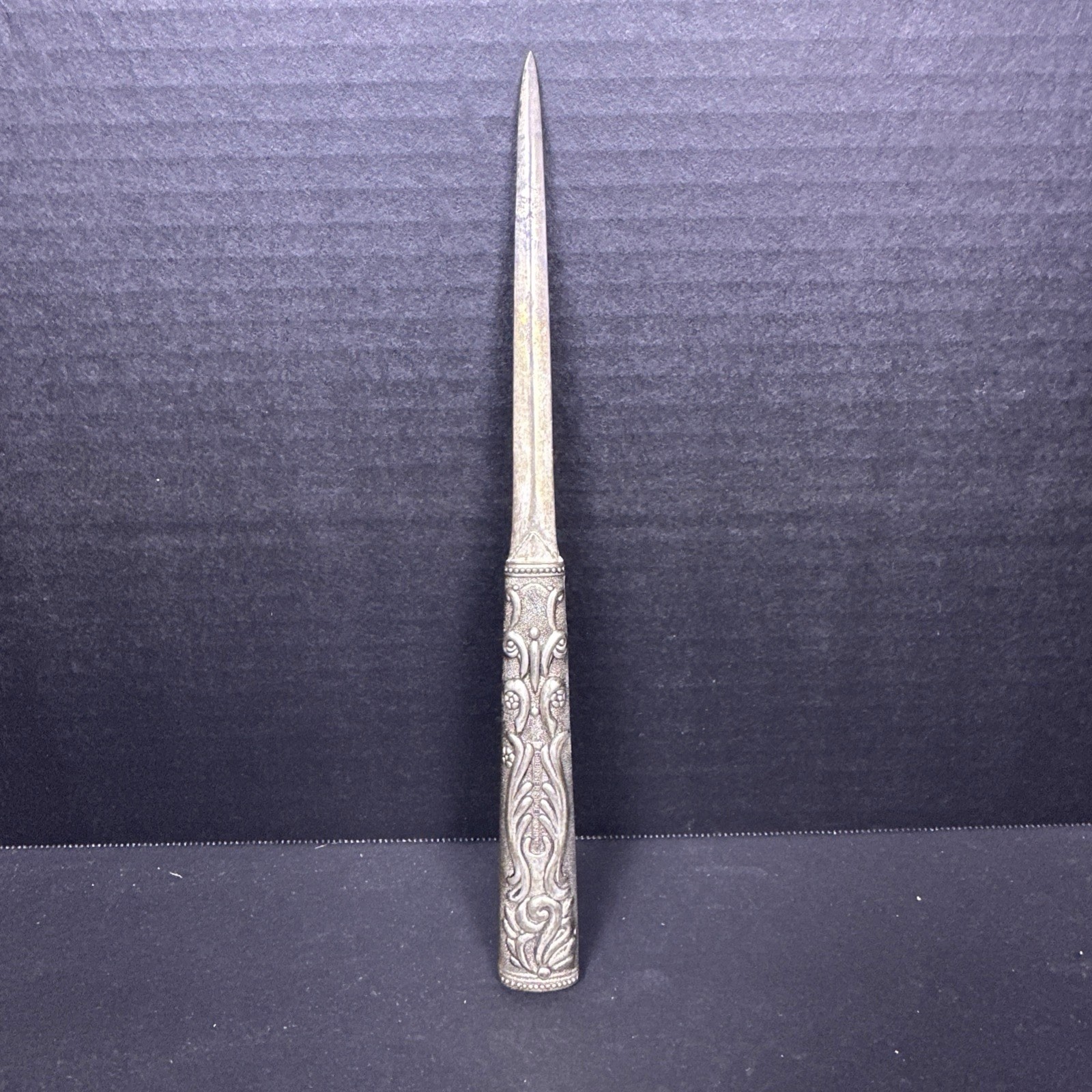 Godinger Ornate Silver Plated Letter Opener - Vintage 1991