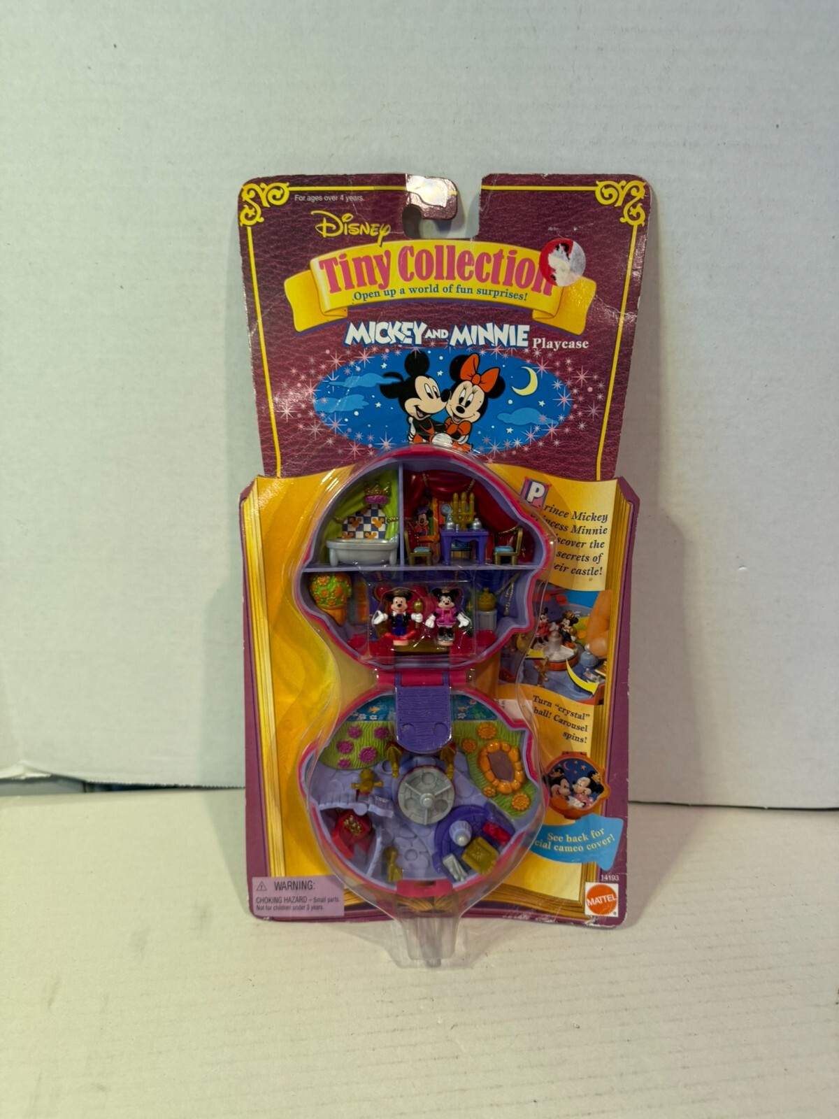 Disney Tiny Collection Mickey & Minnie Collectible Playcase for Kids Age 4+