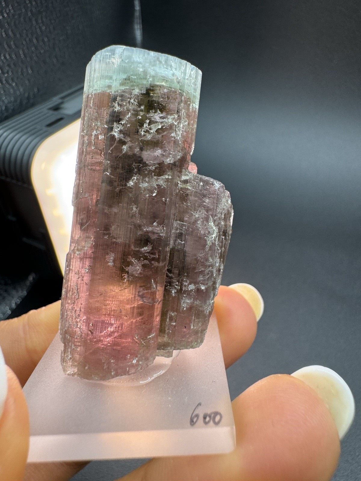 Dravit Elbaite Crystal (36gr) Watermelon Dravite Elbaite Tanzania