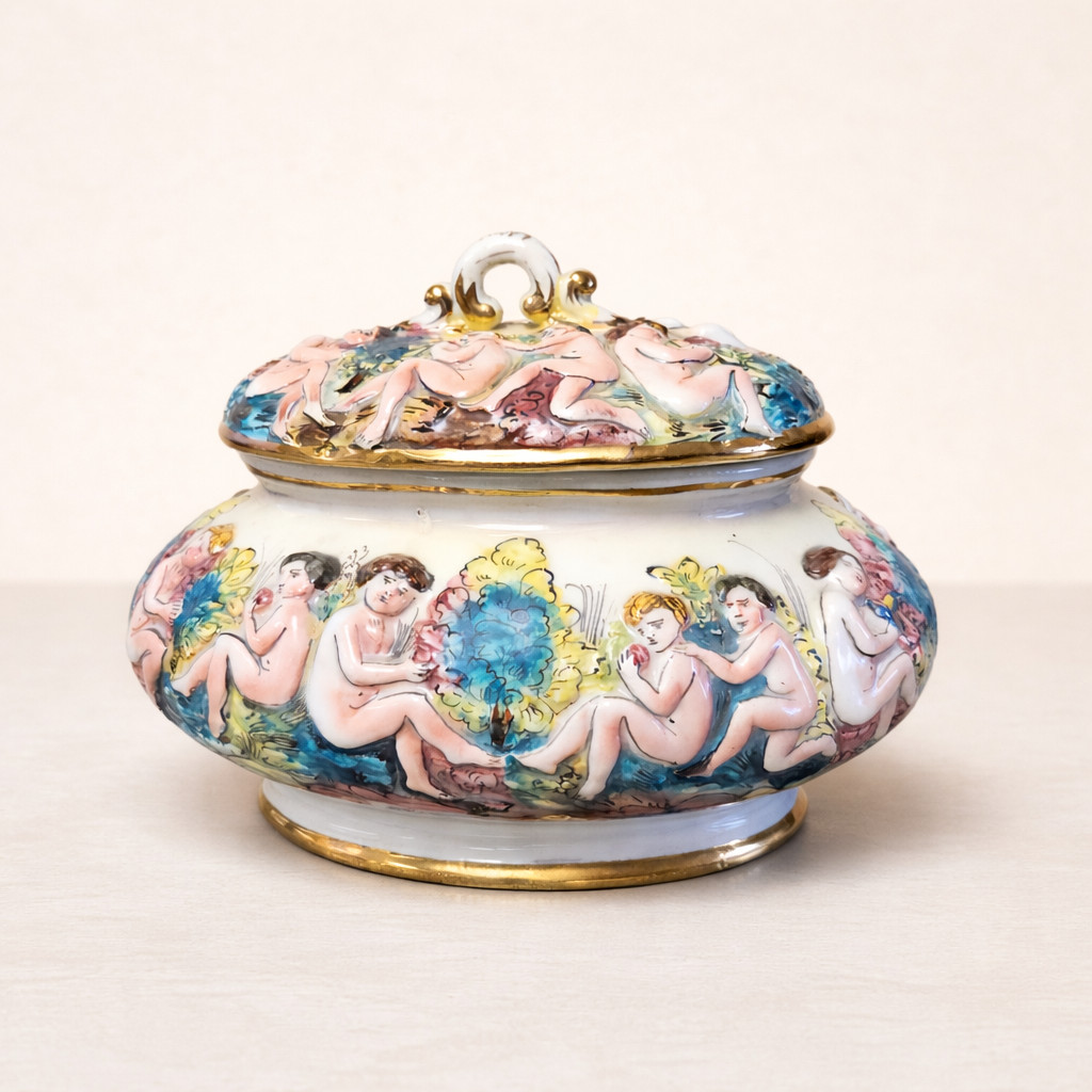 VTG Capodimonte Italian Gilded 8