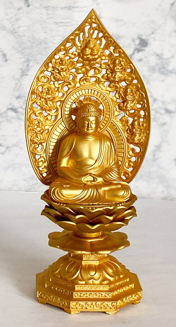 Shaka Nyorai Shakyamuni Japanese Buddha statue Takaoka Japan