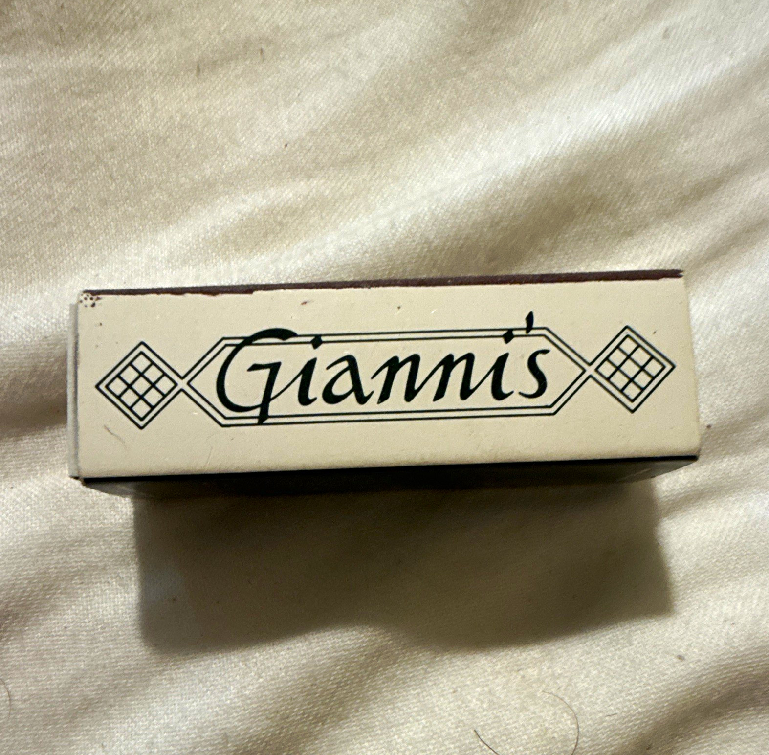 Gianni\'s South Street Seaport Museum New York City Matchbox Collectible