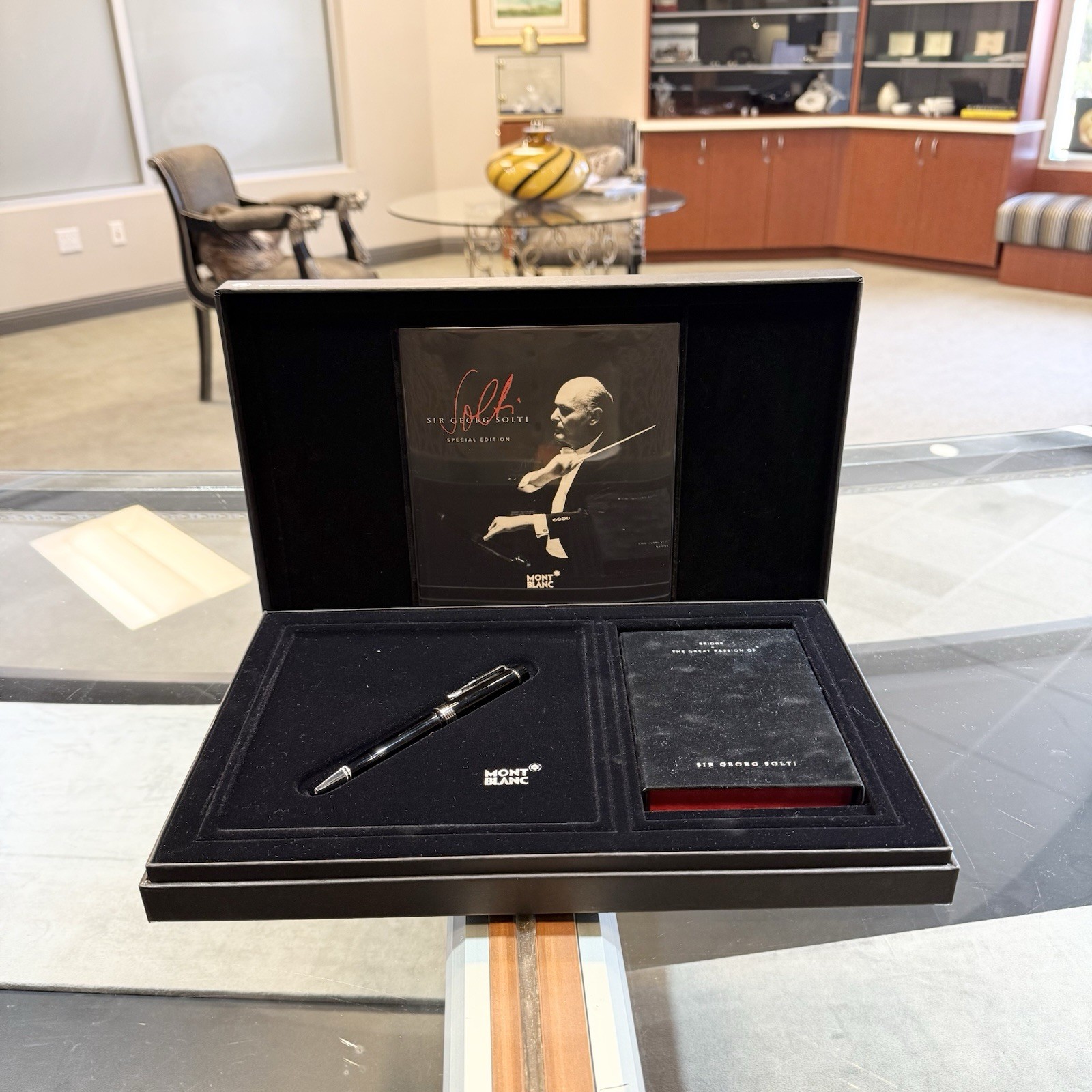 Montblanc Sir Georg Solti Donation Series Ballpoint Pen Box Papers
