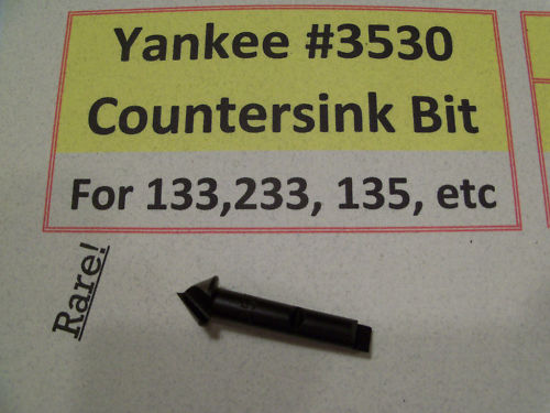 Stanley Yankee 3530 Countersink Bit 133 233 135  Fits Craftsman North Bros