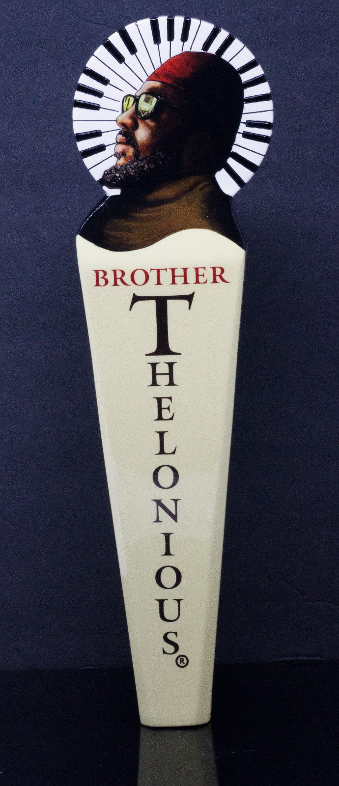 North Coast Brewing Brother Thelonious Belgian Style Abbey Ale Beer Tap Handle