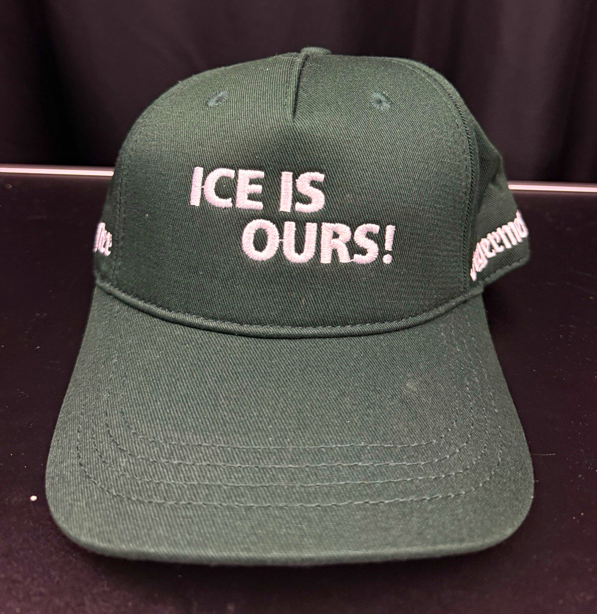 Jägermeister “ICE IS OURS” Green Embroidered Baseball Cap Adjustable