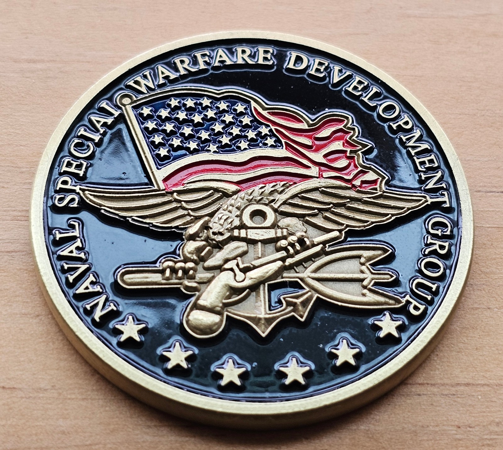 Devgru NSWDG seal Team 6 Us Navy Challenge Coin Doghandler Large Version...