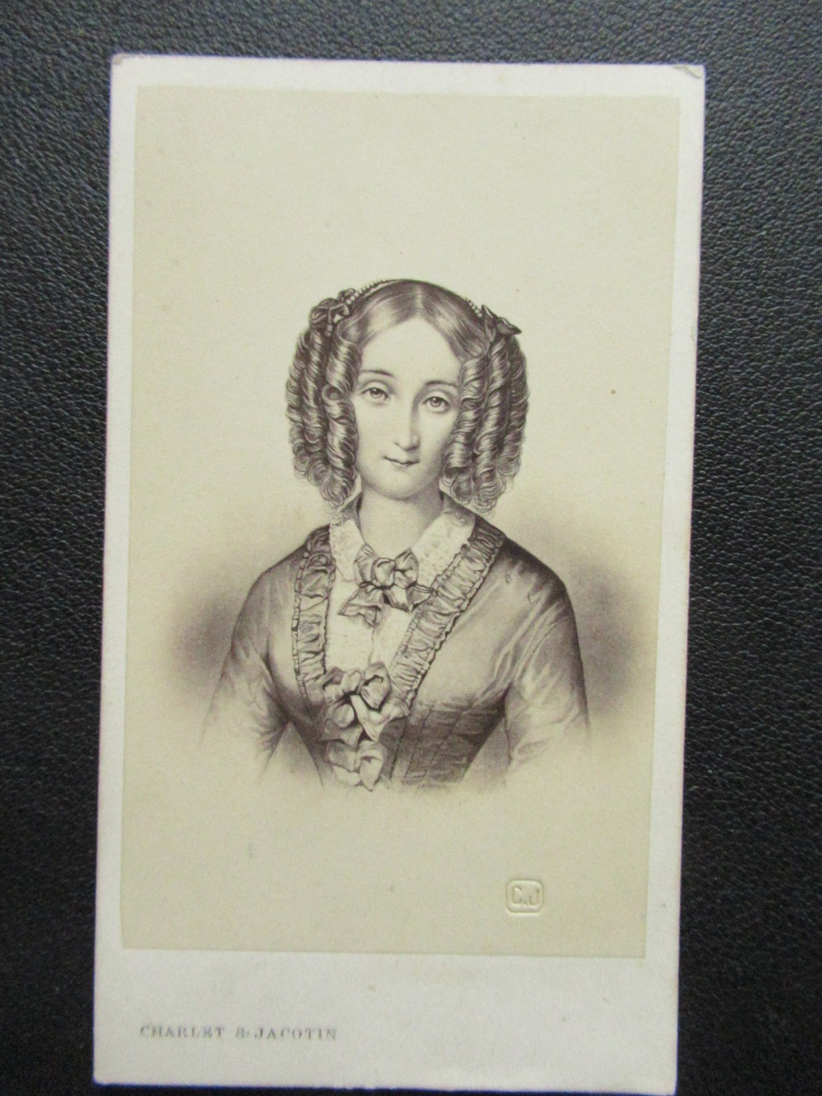 CDV Louise Marie of Orleans - first Queen of Belgium