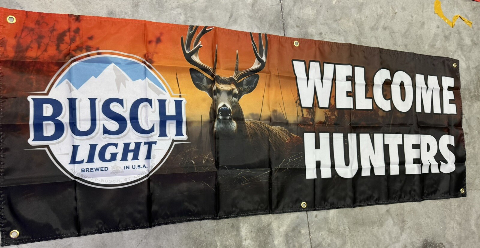 NEW Busch /Busch Lite Logo Only Hunting - Welcome Hunters 2x6