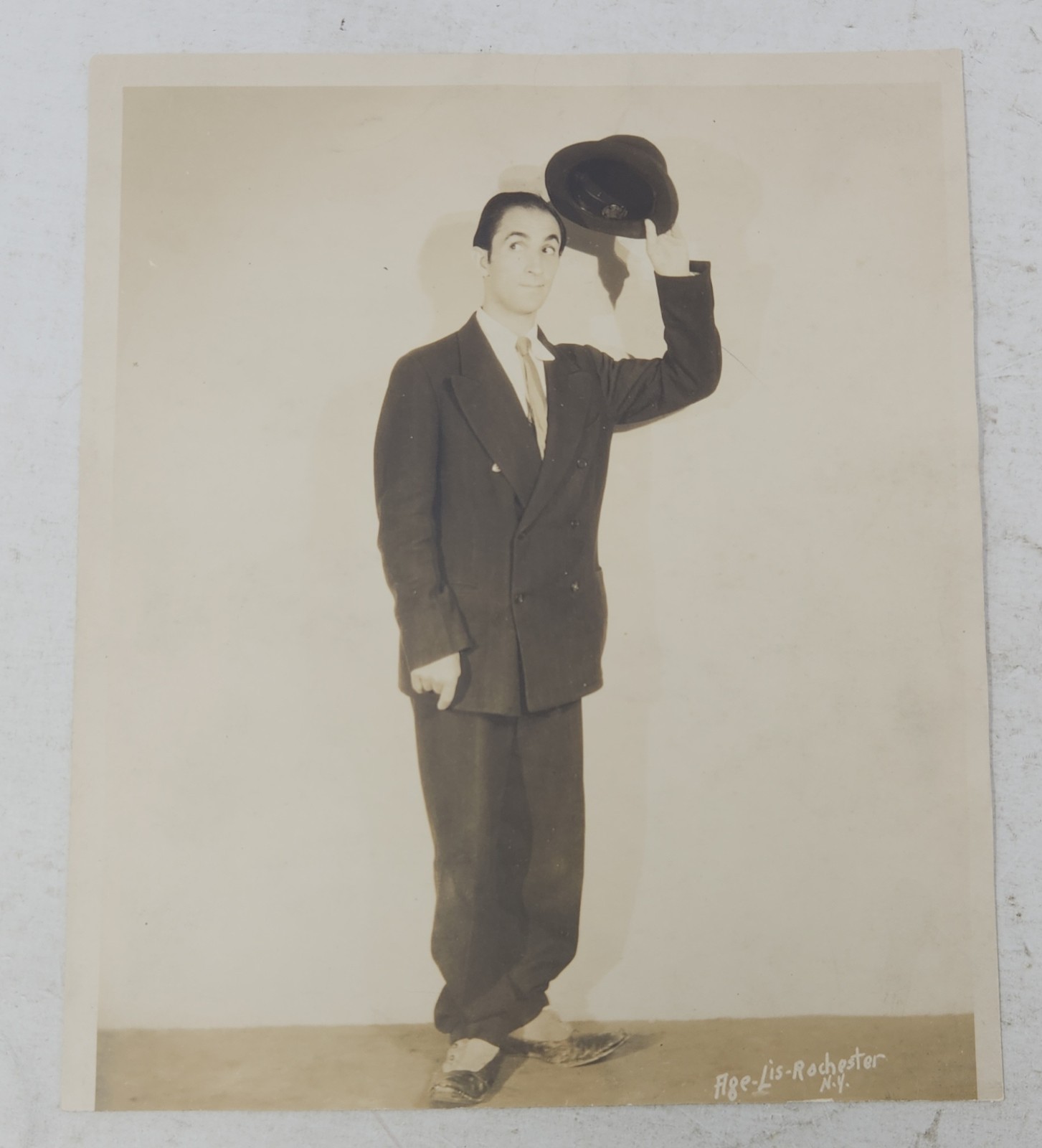 Vintage Ben Blue Vaudeville Photo 7x9 RKO Orpheum Studio Stamp Rochester NY