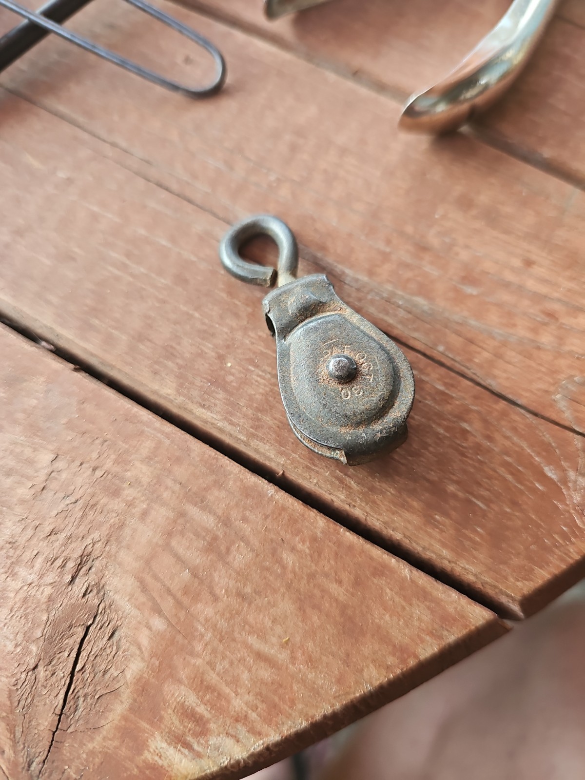 VINTAGE SINGLE BLOCK 1 1/2\