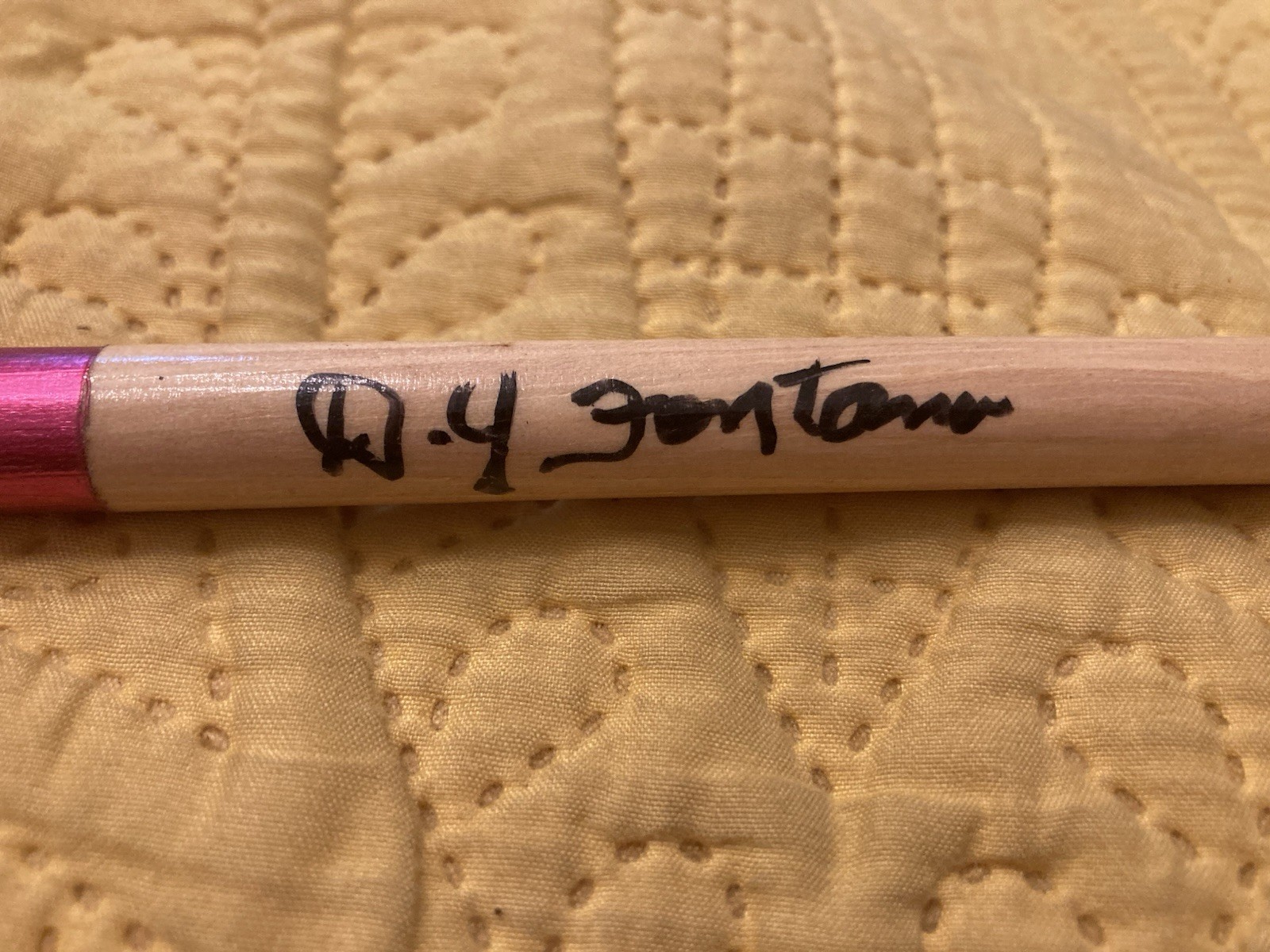 DJ FONTANA Signed Autograph Drum Stick ELVIS PRESLEY Drummer 2005