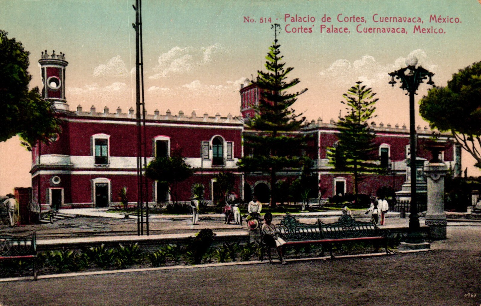 Cortes Palace Cuernavaca Mexico Postcard