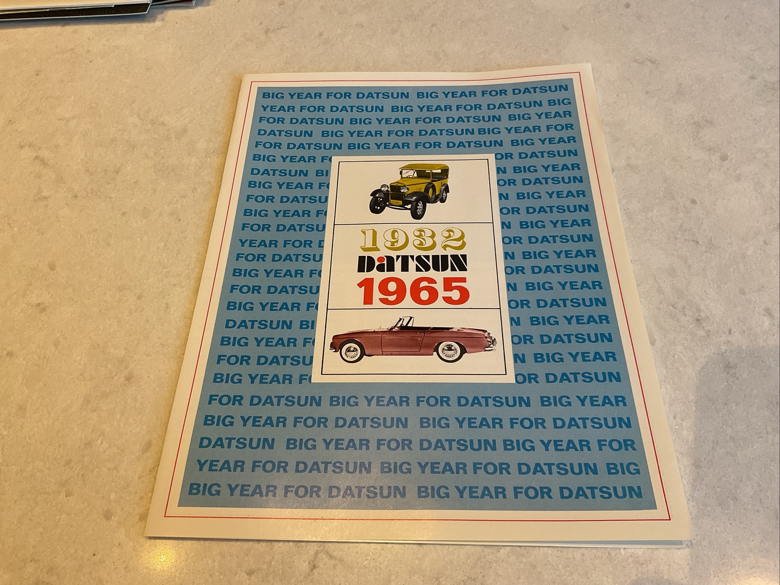 1965 Nissan Datsun Brochure - Ex. Cond