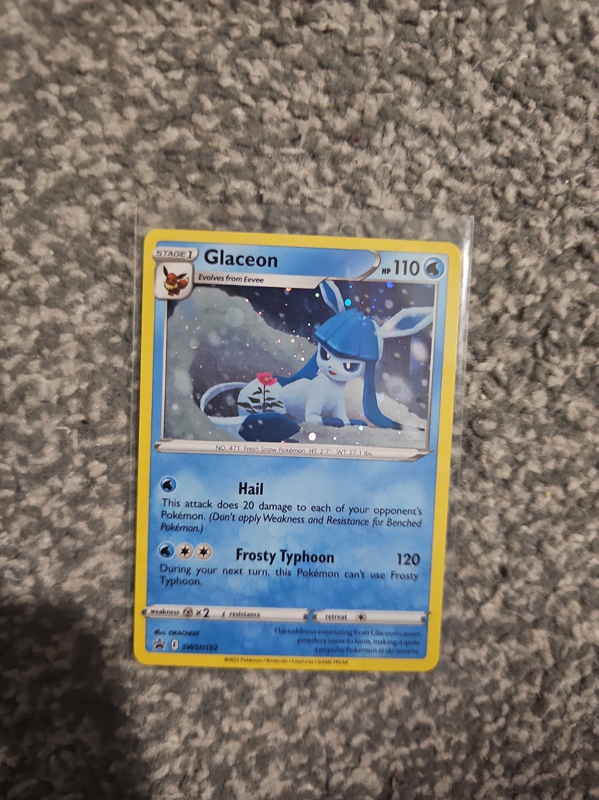 Pokémon TCG - Glaceon SWSH192 - Black Star Promo