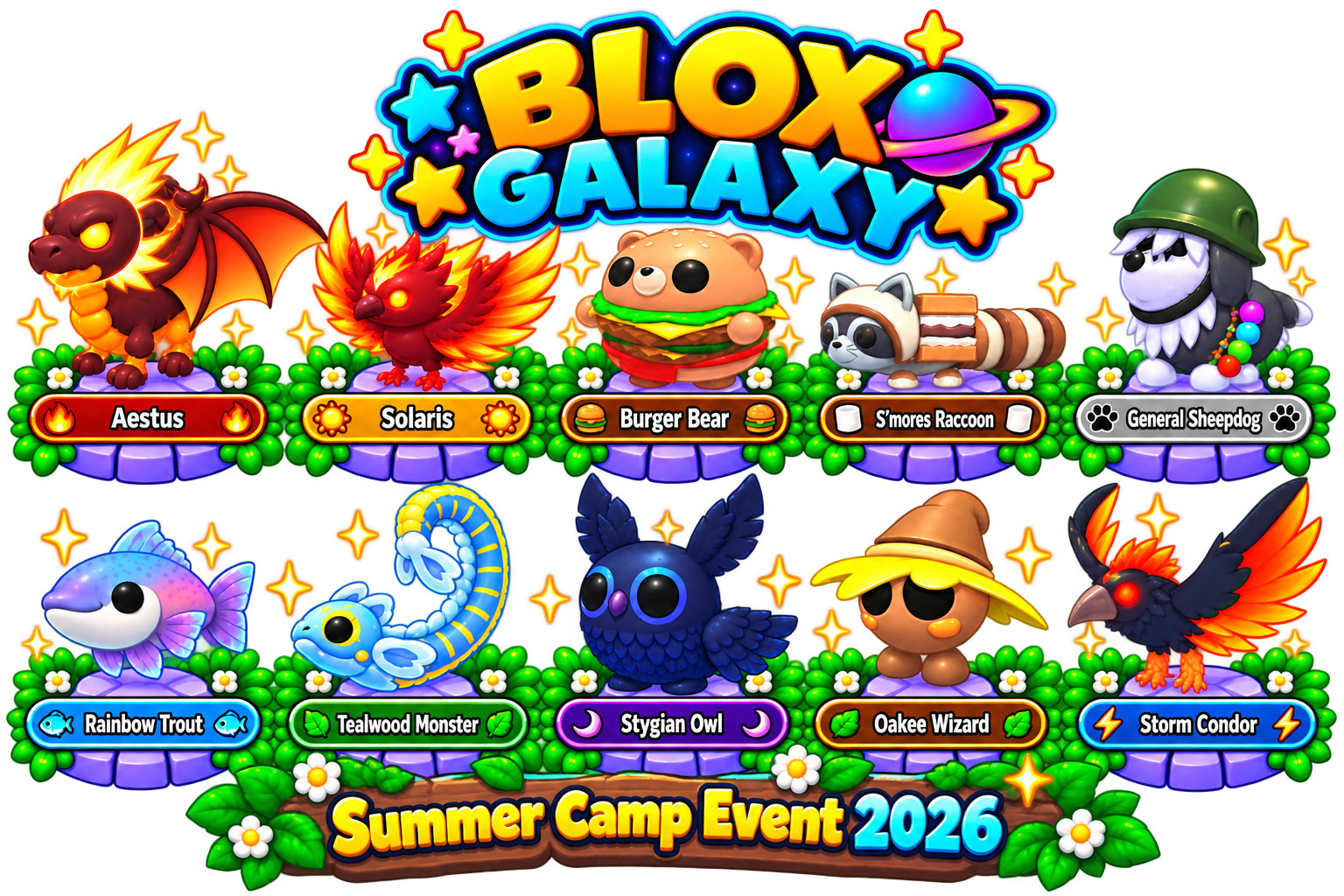 Aestus - Solaris - S'mores Raccoon - Adopt from me - Summer Event 2026 Aestus - Solaris - S'mores Raccoon - Adopt from me - Summer Event 2026