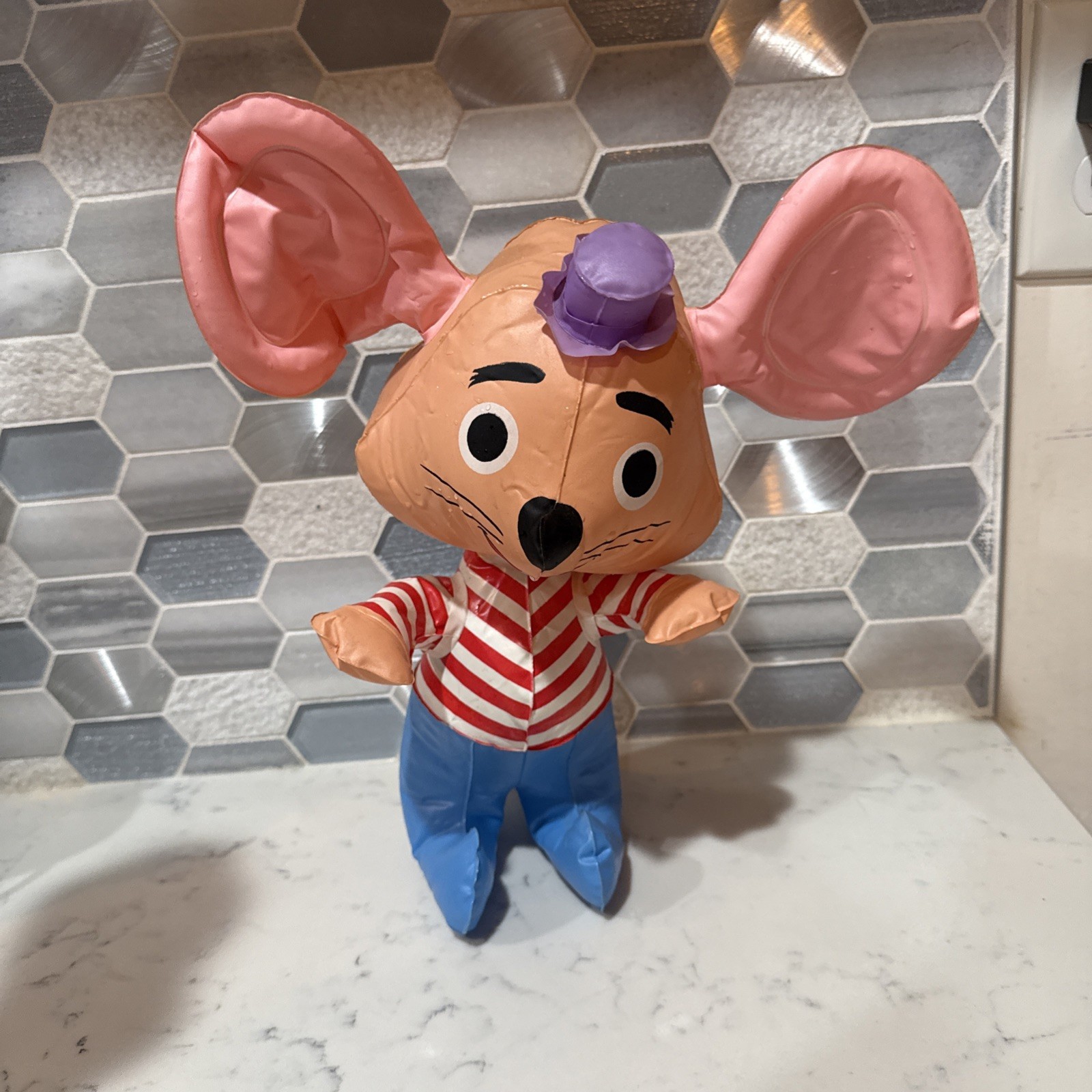 Vintage 1960s Inflatable Mouse Rare Topo Gigio ?
