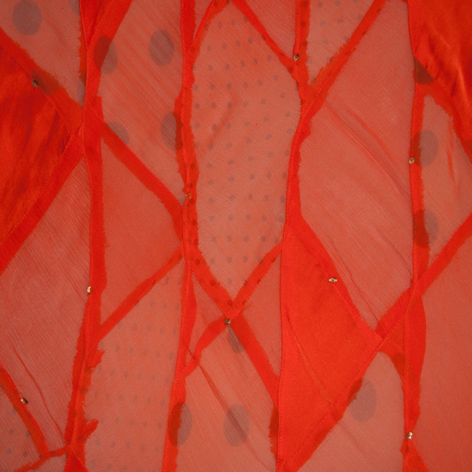 Emanuel Ungaro pure mulberry silk fabric Chiffon Satin Patchwork Polka Dot Emanuel Ungaro pure mulberry silk fabric Chiffon Satin Patchwork Polka Dot