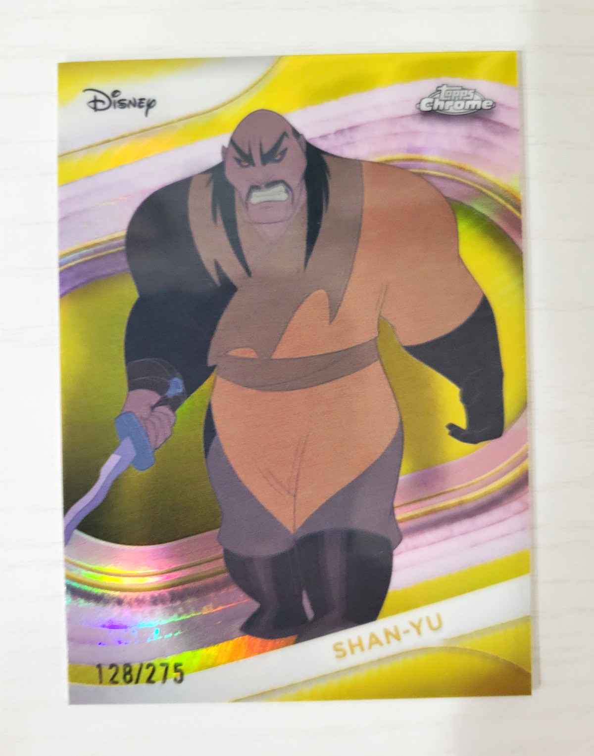 2025 Topps Chrome Disney Mulan Shan-Yu #42 Serial Numbered /275 2025 Topps Chrome Disney Mulan Shan-Yu #42 Serial Numbered /275