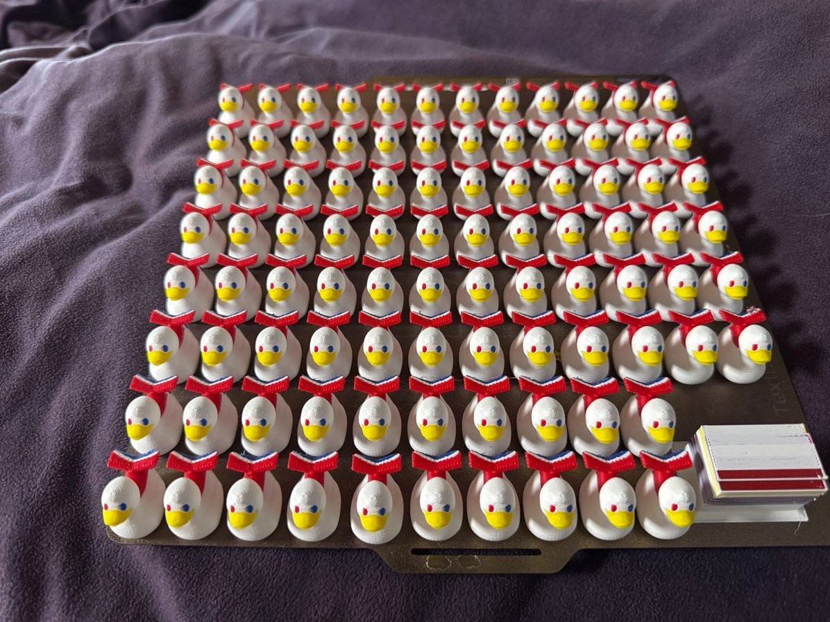 Carnival Cruise Ducks -  50 pack of 1.25 inch mini ducks