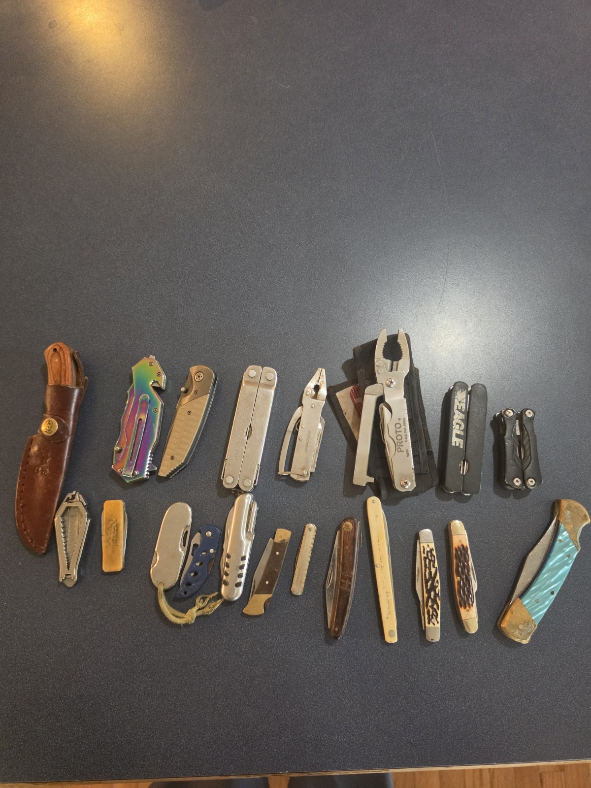 Vintage Pocket Knifes And Multi-Tool Collection, 20 Pieces.