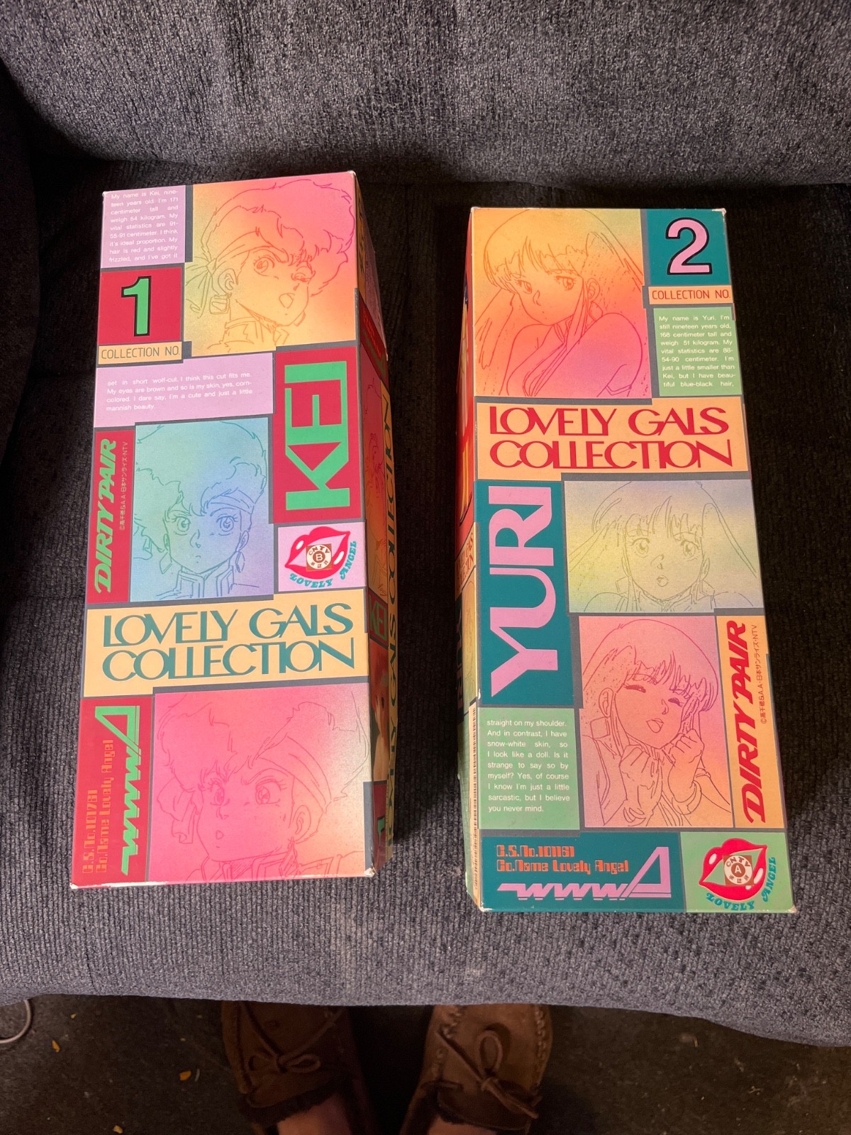 Bandai Dirty Pair Lovely Gals Kei & Yuri 1:6 Figure Set 1985 Boxed Bandai Dirty Pair Lovely Gals Kei & Yuri 1:6 Figure Set 1985 Boxed
