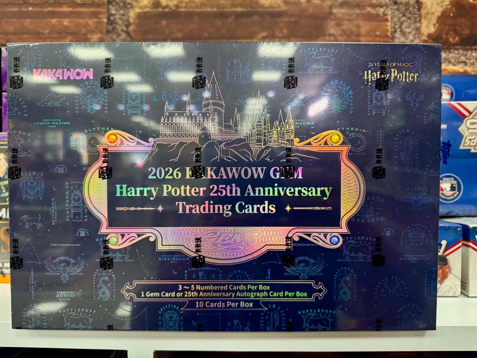 2026 Kakawow Gem Harry Potter 25th Anniversary Cards Hobby Box 0319/2000
