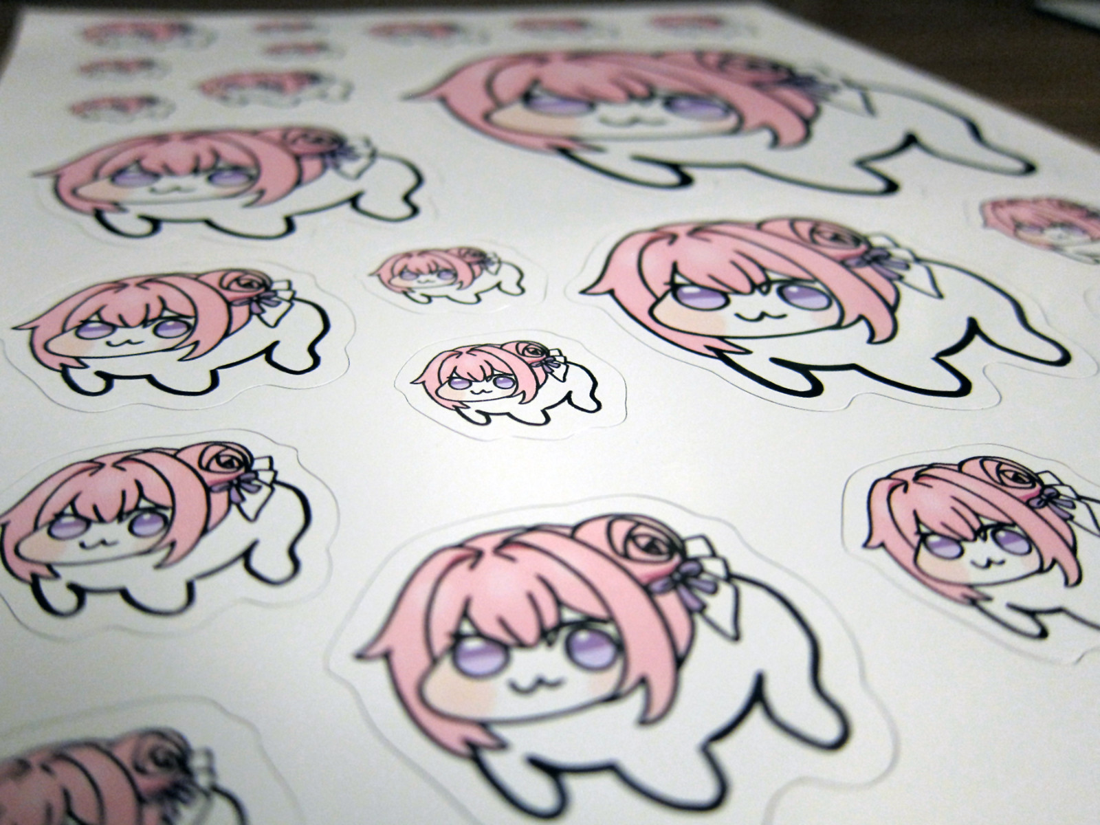 sticker sheet of doro