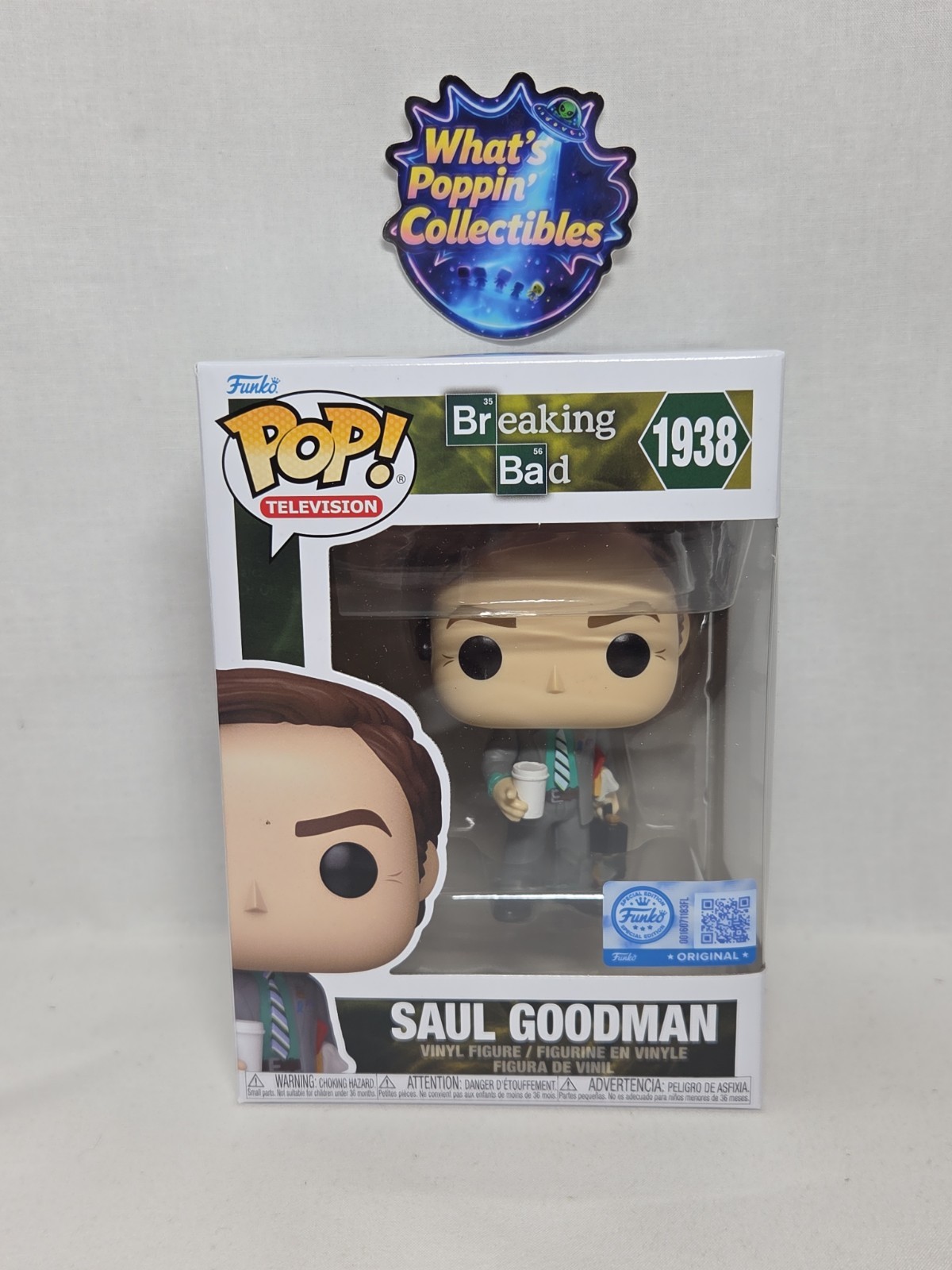 Funko Pop Vinyl: Breaking Bad Saul Goodman Exclusive #1938 Ships With Protector
