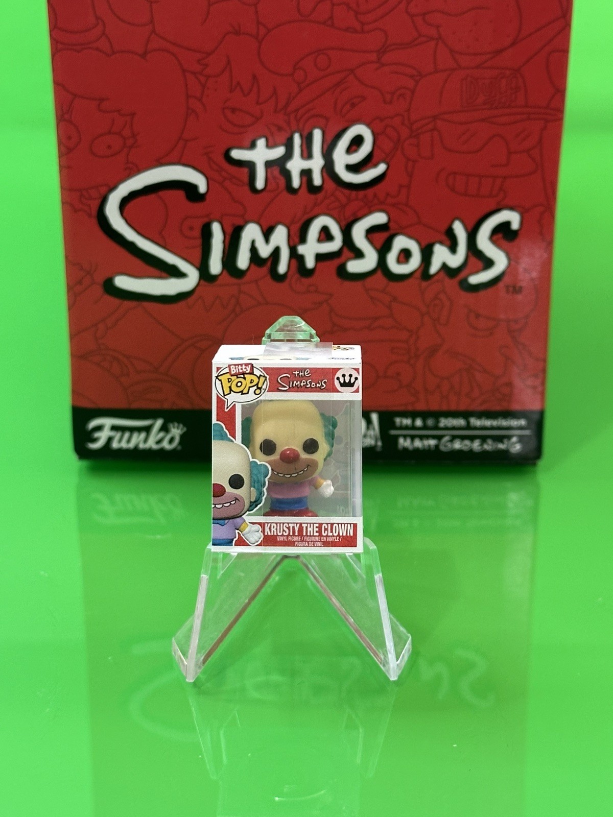 Funko Bitty Pop Mystery Mini Figure The Simpsons Krusty The Clown 1/8