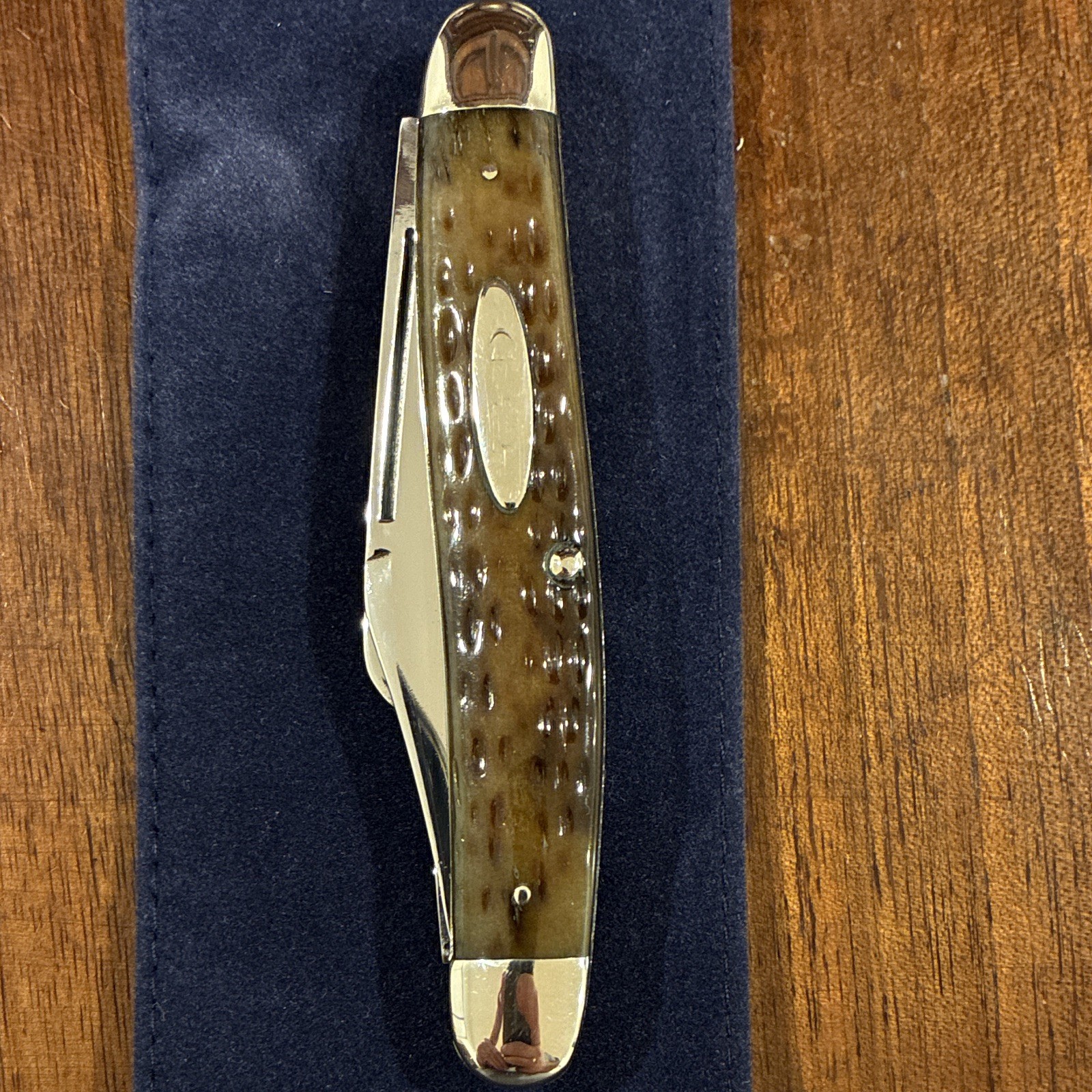 Case XX 1940-64 LP Stockman XX 3-Blade Pocketknife green Bone Handles. Case XX 1940-64 LP Stockman XX 3-Blade Pocketknife green Bone Handles.